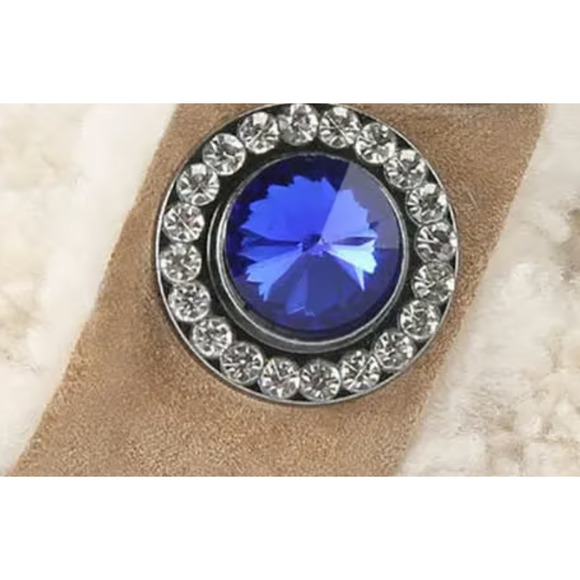 Kurt Geiger Orson Crystal Teddy genuine Shearling lined sandal | Sz 38 NEW $195 - Picture 5 of 6